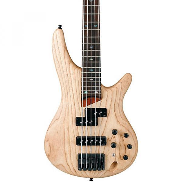 Ibanez SR655 5-String Electric Bass Guitar Flat Natural