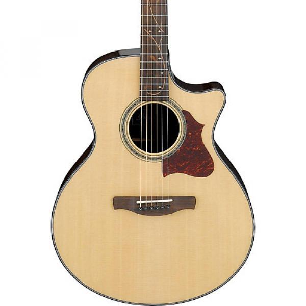 Ibanez AE Series AE305NT Solid Top Acoustic-Electric Guitar High Gloss Natural