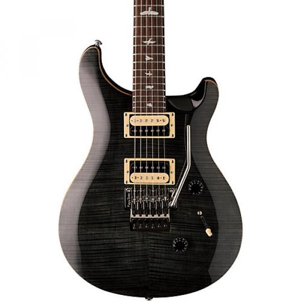 PRS 2017 SE Floyd Custom 24 Electric Guitar Gray Black