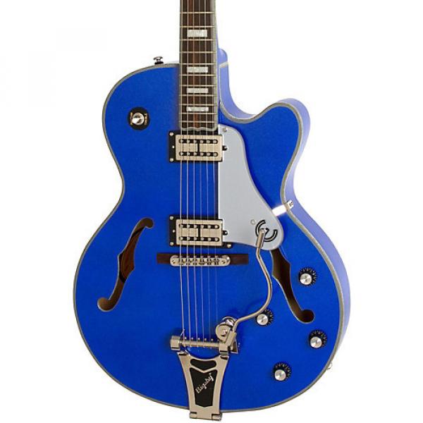 Epiphone Limited Edition Emperor Swingster Blue Royale Electric Guitar Chicago Pearl