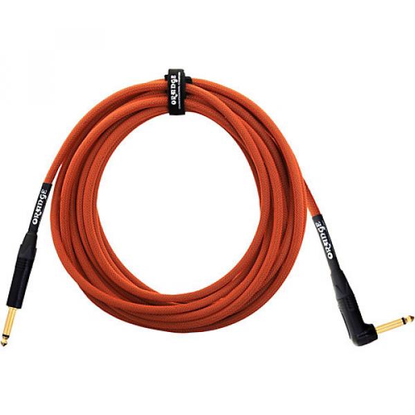 Orange Amplifiers 1/4 Inch Right Angle Instrument Cable Orange 20 ft.