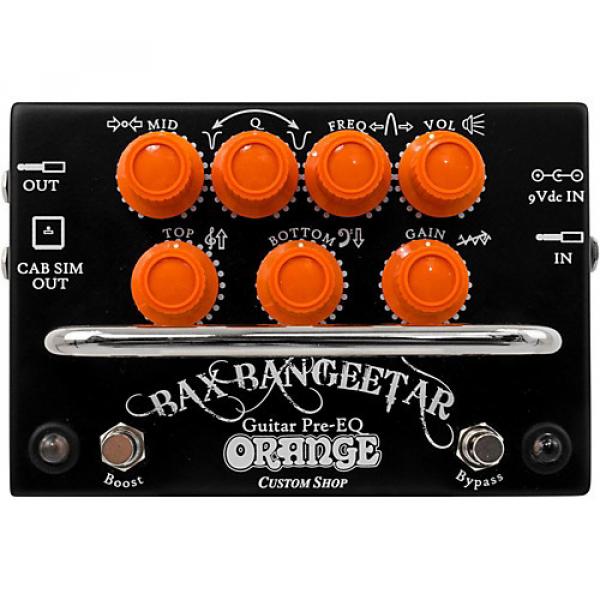 Orange Amplifiers Bax Bangeetar Pre-EQ Guitar Effects Pedal Black