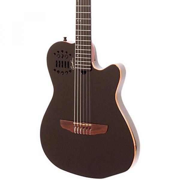 Godin ACS-SA Nylon String Cedar Top Acoustic-Electric Guitar Black Pearl