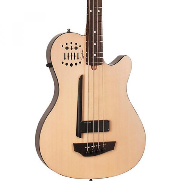 Godin A4 Ultra Natural SA Acoustic-Electric Bass Guitar Natural Rosewood Fretboard