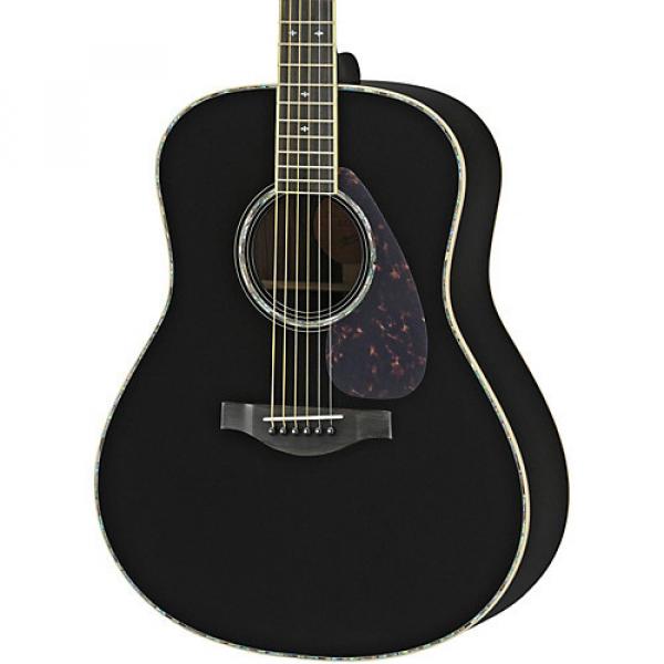 Yamaha LL16DR L Series Solid Rosewood/Spruce Dreadnought Acoustic-Electric Guitar Black