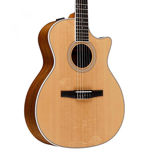 Chaylor 400 Series 414ce-N Grand Auditorium Nylon String Acoustic-Electric Guitar Natural