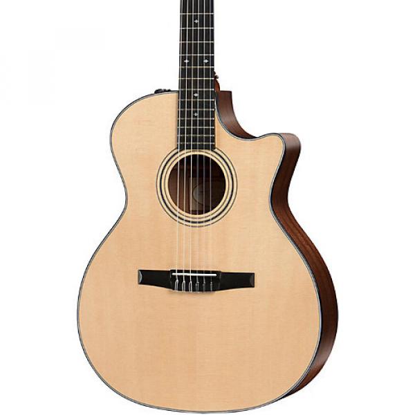 Chaylor 300 Series 314ce-N Grand Auditorium Nylon String Acoustic-Electric Guitar Natural