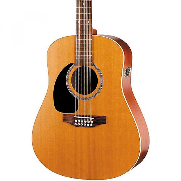 Seagull Coastline Series S12 Left-Handed 12-String QI Dreadnought Acoustic-Electric Guitar Natural