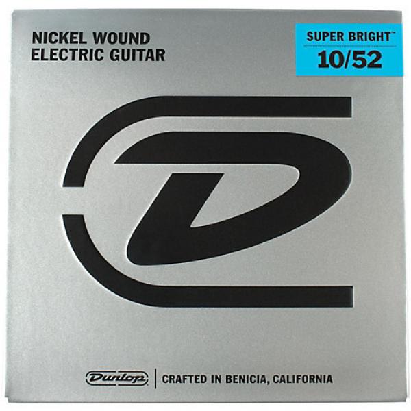 Dunlop Super Bright Light Top/Heavy Bottom Nickel Wound Electric Guitar Strings (10-52)