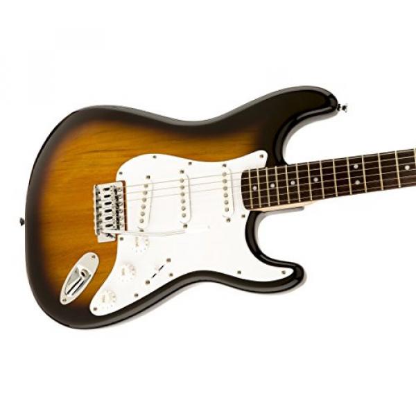 Squier by Fender Bullet Strat Beginner Electric Guitar - Brown Sunburst - Rosewood Fingerboard