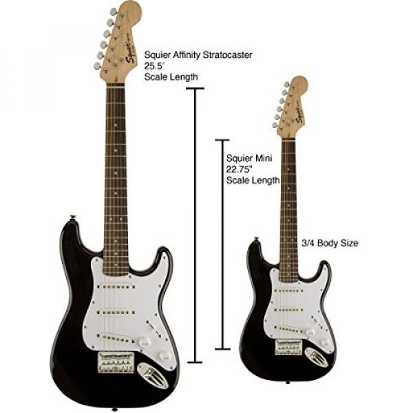 Squier by Fender &quot;Mini&quot; Strat Beginner Electric Guitar, Rosewood Fingerboard - Torino Red