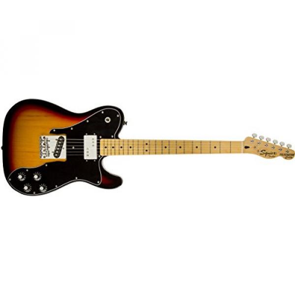 Squier by Fender Vintage Modified Telecaster Electric Guitar Custom - 3-Color Sunburst - Maple Fingerboard