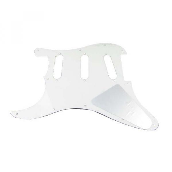 IKN SSS 3Ply Guitar Pickguard White Pearl Pickguard w/Screws for Strat Squier Style Guitar