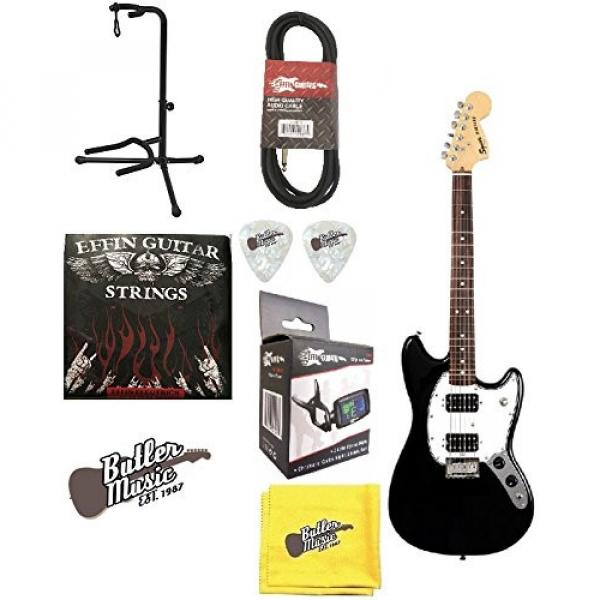 Fender Squier Bullet Mustang HH, Rosewood Fingerboard w/Effin Strings &amp; More