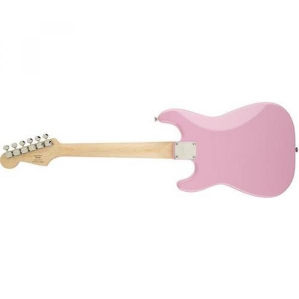 Squier Mini Stratocaster Electric Guitar (Pink)
