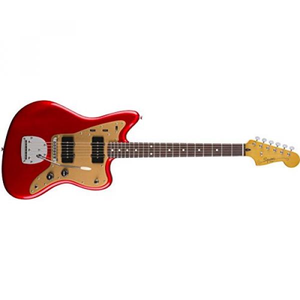 Squier by Fender Deluxe Jazzmaster  - Rosewood Fingerboard  - Candy Apple Red  - Tremolo