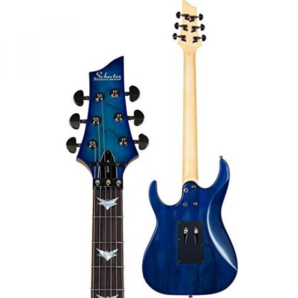 Schecter Guitar Research Banshee-6 FR Extreme Solid Body Electric Guitar Ocean Blue Burst