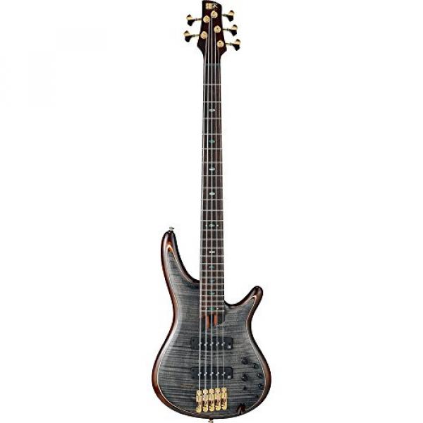 Ibanez Premium SR1405E 5-String Electric Bass Guitar Transparent Gray Black