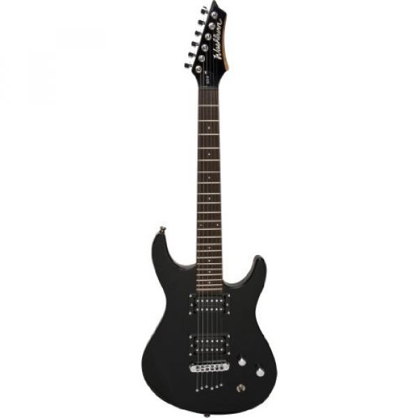 Washburn RX Series RX6B Electric Guitar, Double Cut Bolt, Black