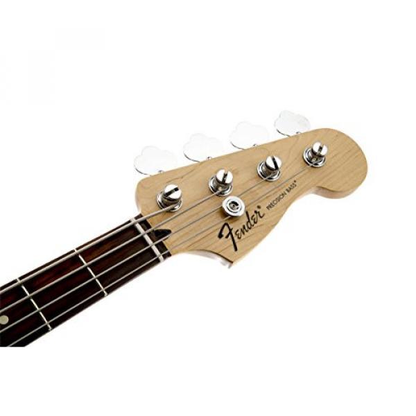 Fender Standard Precision Electric Bass Guitar - Rosewood Fingerboard, Black