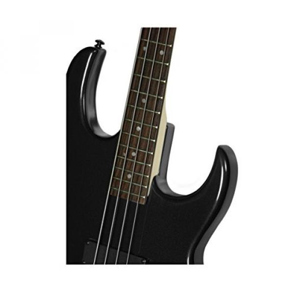 Dean ZOXMB MBK 4-String Zone Bass Guitar, Metallic Black