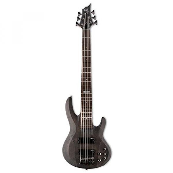 ESP LB206SMSTBLKS-KIT-2 B Series B-206SM 6-String Electric Bass Guitar, See Thru Black Satin