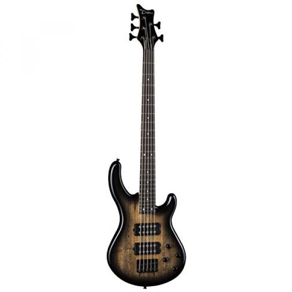 Dean E2 5 SM CHB Edge 2 5-String Bass Guitar, Charcoal Burst