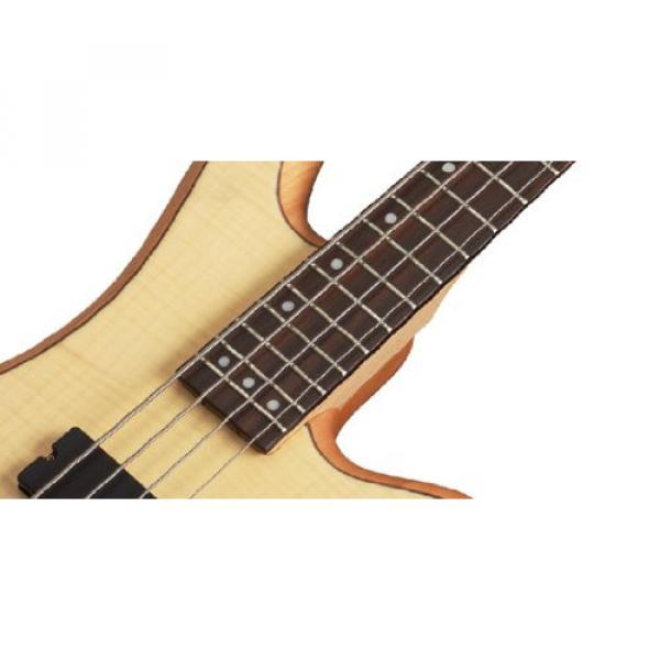 Schecter Stiletto Custom-4 Electric Bass (4 String, Natural Satin)