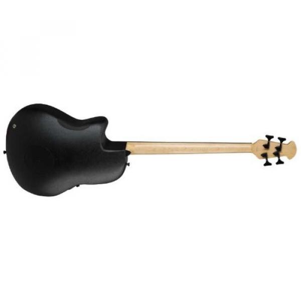 Ovation Celebrity Bass B778TX Acoustic-electric Bass Guitar, Black