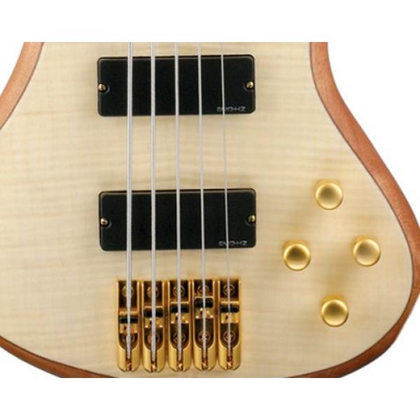 Schecter Stiletto Custom-5 Electric Bass (5 String, Natural Satin)