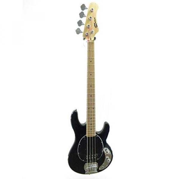 Effin Guitars model EBI/BK Ball Look Black Ernie Style Bass Guitar