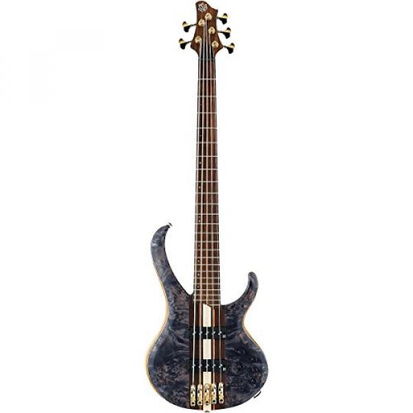 Ibanez BTB1605E Premium 5-String Electric Bass Guitar (Deep Twilight Flat)