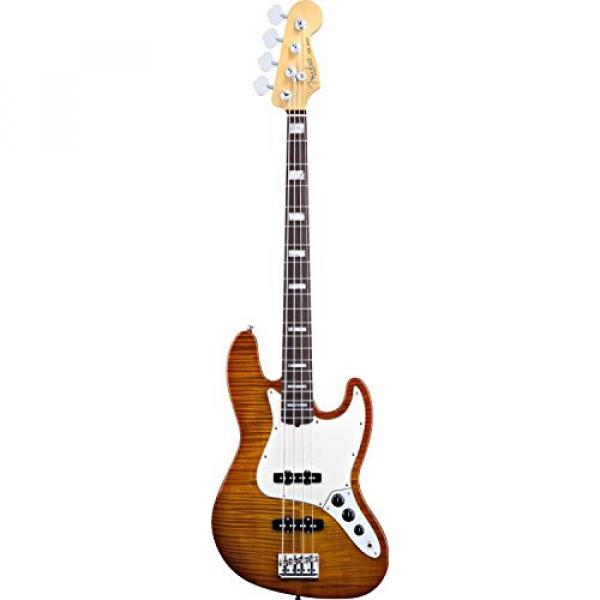 Fender Select Jazz Bass, Rosewood Fingerboard - Amber Burst