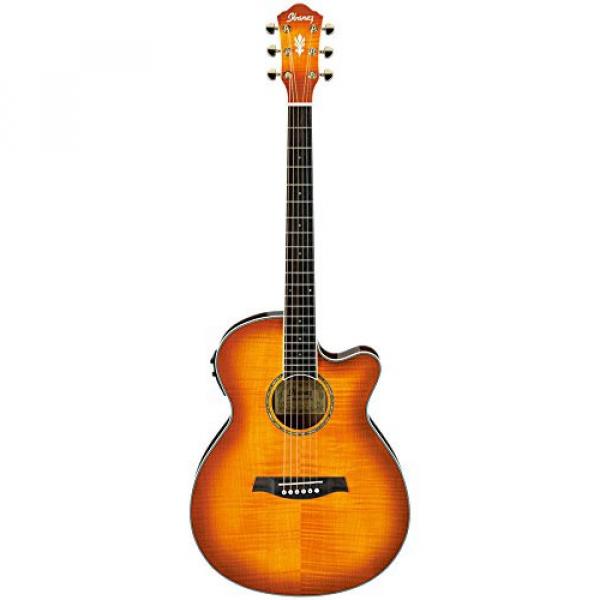 Ibanez AEG20II Flamed Sycamore Top Cutaway Acoustic-Electric Guitar Vintage Violin
