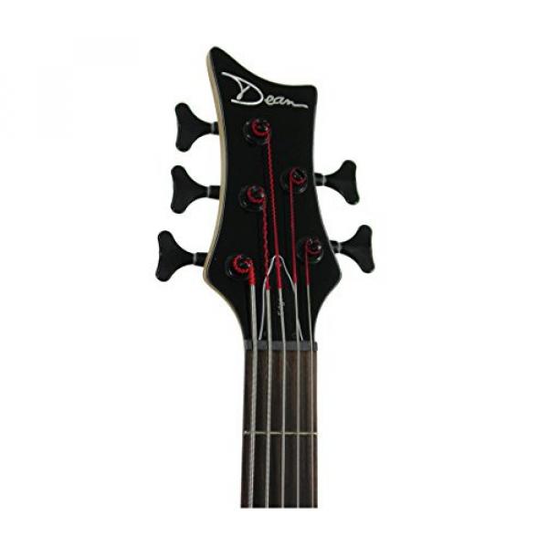 Dean E5 EMG CBK Edge 5-String Bass Guitar with EMGs, Classic Black