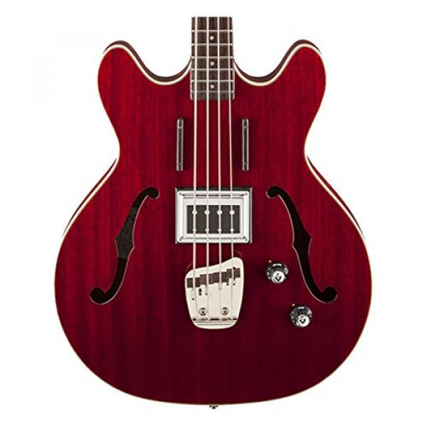 Guild Starfire Bass CHR-KIT-1 Semi-Hollow Electric Bass Guitar, Cherry Red