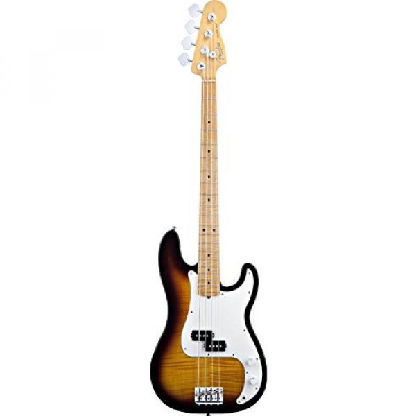 Fender Select Precision Bass, Flame Maple Fingerboard - 2-Color Sunburst