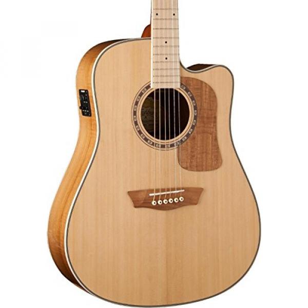 Washburn Woodcraft Series WCSD50SCE Dreadnought Acoustic-Electric Guitar Natural