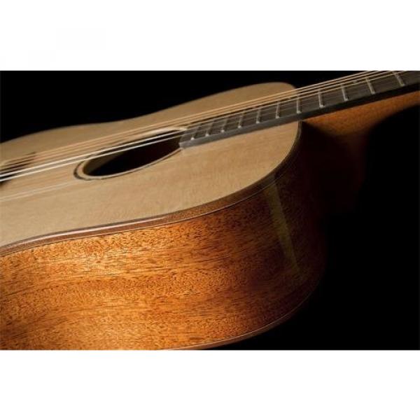 Washburn Solid Wood Series WD150SW Dreadnought Acoustic Guitar, Natural