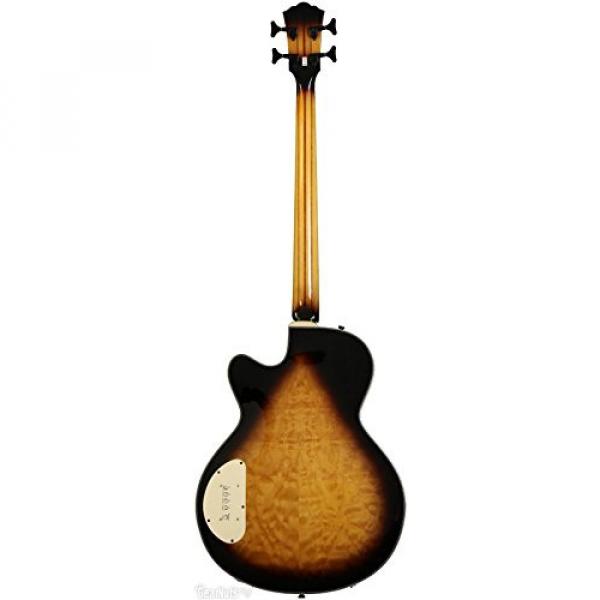 Washburn Vintage Sunburst Acoustic/Electric Bass Guitar