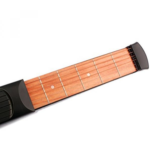 ROSENICE Pocket Guitar Practice strings tool Gadget Guitar Chord Trainer 6 Fret 1 Piece