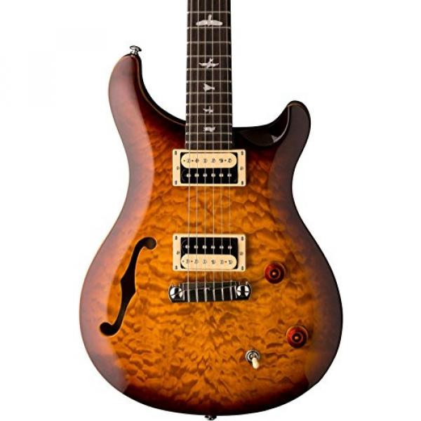 PRS SE Custom 22 Semi-Hollow Electric Guitar Tobacco Sunburst