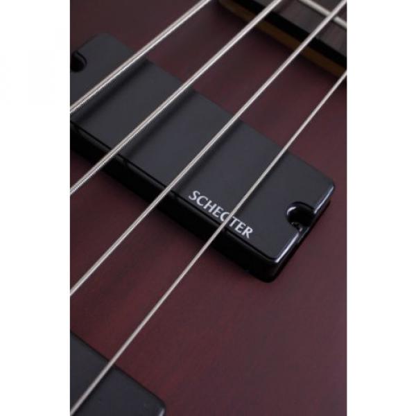 Schecter Omen-4 4-String Electric Bass Guitar Walnut Satin
