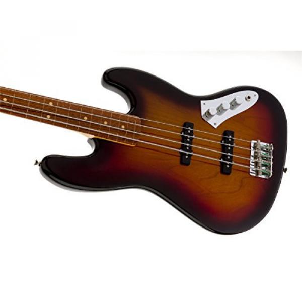 Fender Jaco Pastorius Jazz Electric Bass Guitar, Fretless, Rosewood Fretboard - 3-Color Sunburst