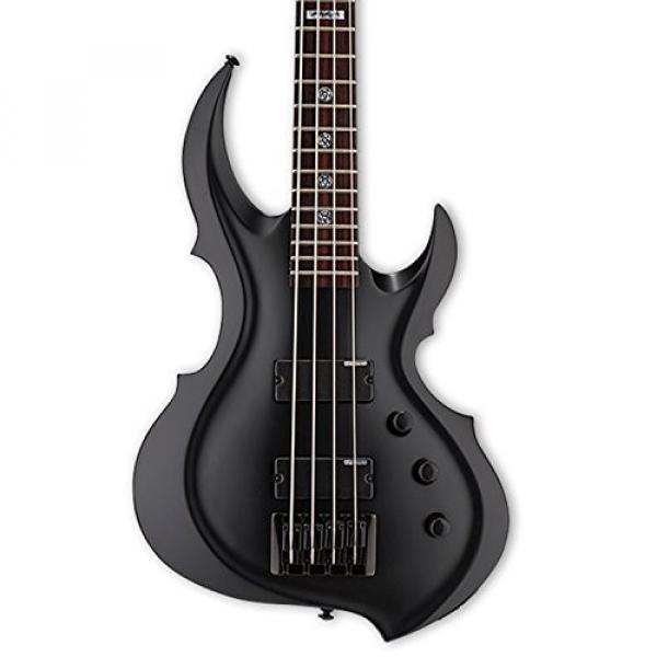 ESP LTA204FRXBLKS-KIT-2 Tom Araya Signature Series 204FRX Electric Bass, Black Satin