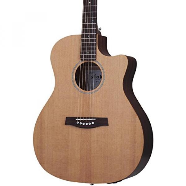Schecter 3715 Acoustic Guitar, Natural Satin