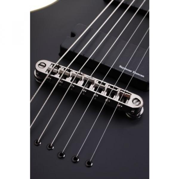 Schecter BLACKJACK ATX SOLO-7 Special Edition 6-String Electric Guitar, Aged Black Satin