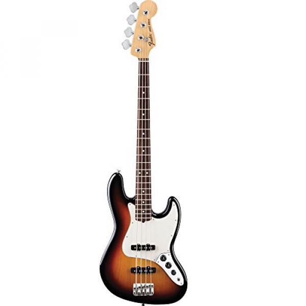 Fender American Special Jazz Bass Electric Guitar, 3 Tone Sunburst, Rosewood Fretboard