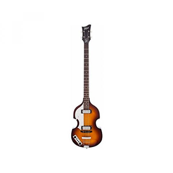 Hofner Violin Bass - Ignition Left-Handed Sunburst 4-String Electric Bass w/ Case