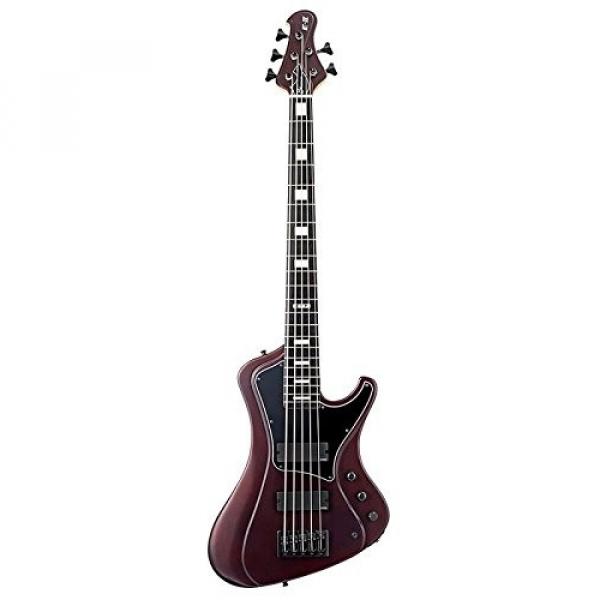 ESP EIISTREAMSL5DMRS Bass Guitar, Deep Red Metallic Satin